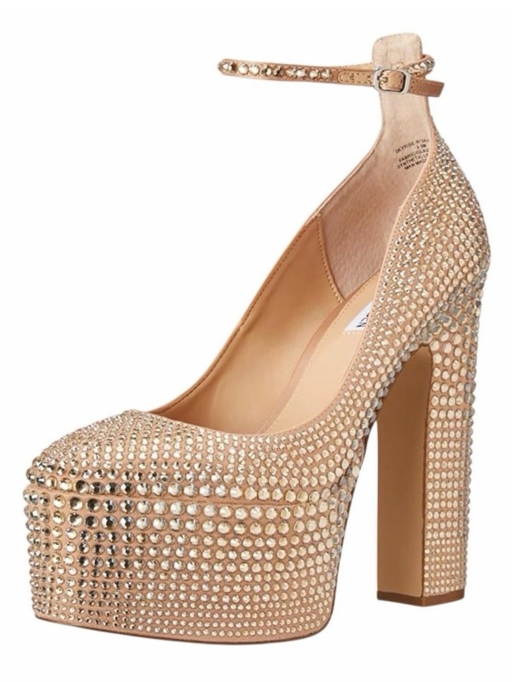 Steve Madden rhinestone skyrise platforms size 6.5